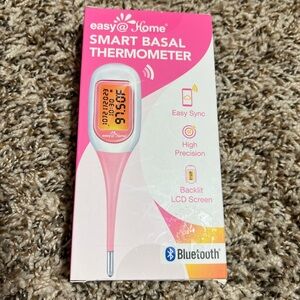 Bluetooth Basal Thermometer - Pink